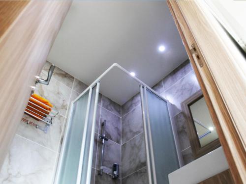 Koupelna v ubytování Rebioz Hotel