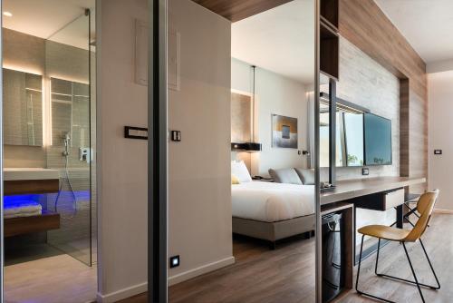 Postel nebo postele na pokoji v ubytování Euphoria Resort - All Inclusive