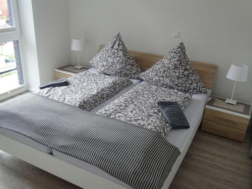 Легло или легла в стая в Ferienwohnung Stadtlust I direkt am Husumer Hafen
