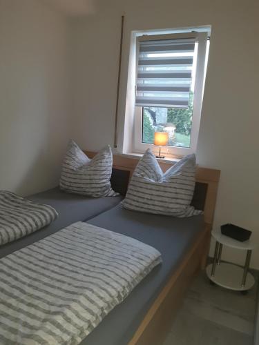 Postel nebo postele na pokoji v ubytování Mandy´s Ferienwohnung