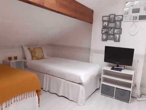Ένα ή περισσότερα κρεβάτια σε δωμάτιο στο Vista Sol