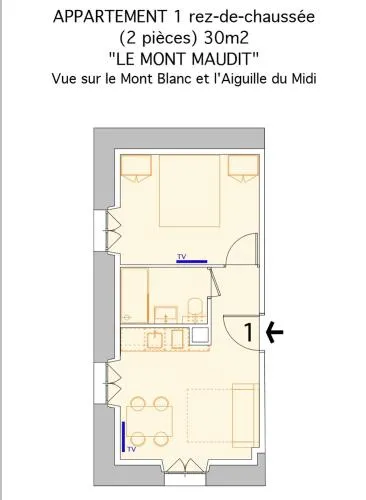 Appart'Hotel Aiguille Verte & Spa photo 17