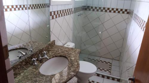 Um banheiro em Pousada Toca das Bromelias
