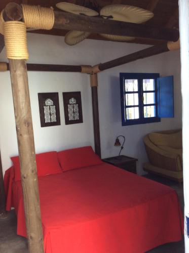 Krevet ili kreveti u jedinici u objektu La Casa de las Higueras Dar Karmus Tetouan