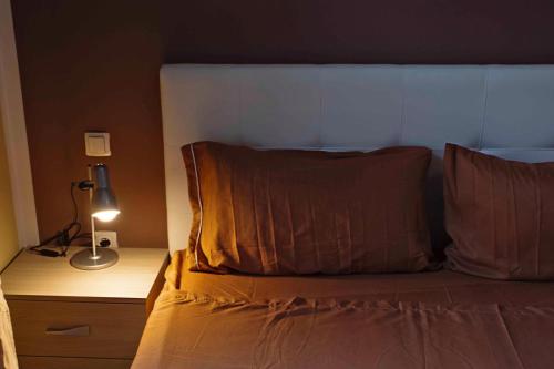 Postel nebo postele na pokoji v ubytování RIVERSIDE PRAGUE