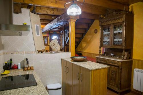 Kuchyň nebo kuchyňský kout v ubytování La Casina de Terobe
