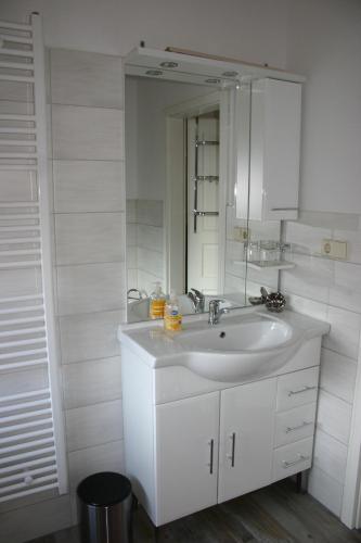 Koupelna v ubytování Apartment Jakobsweg GbR