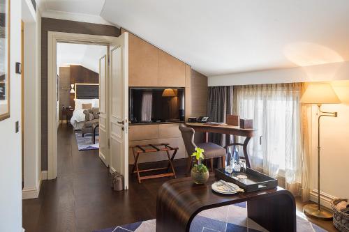 Posezení v ubytování Hotel Villa Honegg