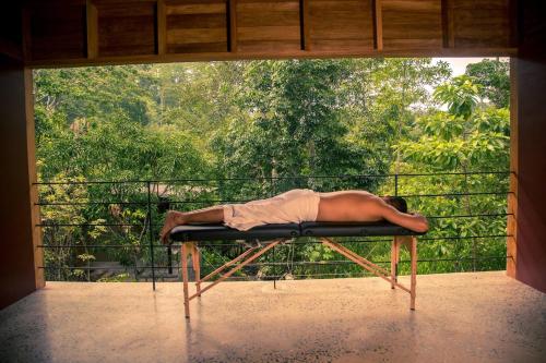 Ein Balkon oder eine Terrasse in der Unterkunft Sati Villa Kandy Sri Lanka