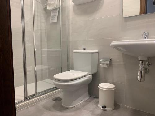 Koupelna v ubytování Hotel Siglo XVIII