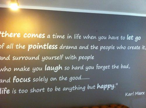 a sign on a wall with a poem on it at Comfort Hotel Fosna in Kristiansund