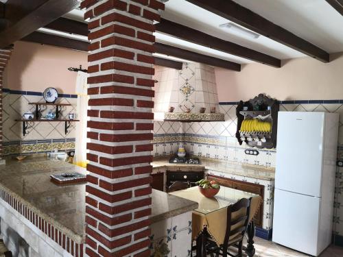Kjøkken eller kjøkkenkrok på Villa Hierbabuena