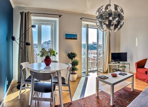 Your Lisbon Hub with Stunning View over Rooftops