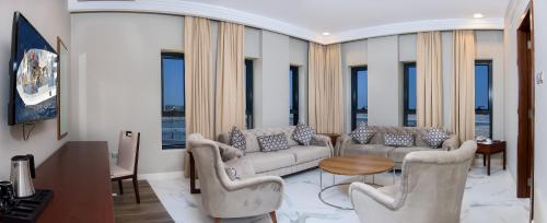 Posezení v ubytování Muscat Gate Hotel