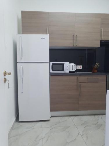 Una cocina o cocineta en Great views apartment.