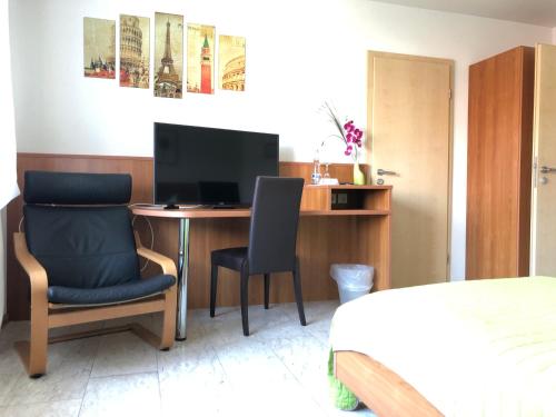 Μια τηλεόραση ή/και κέντρο ψυχαγωγίας στο Hotel Mühleinsel