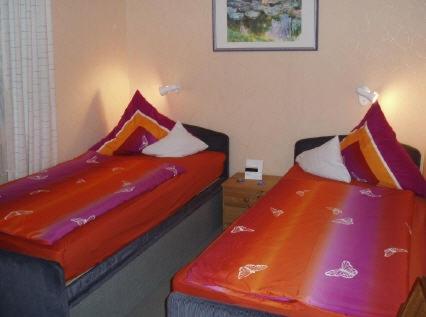 Postel nebo postele na pokoji v ubytování Ferienwohnung Salker
