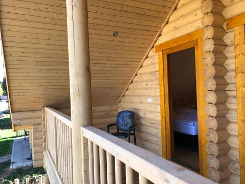 Balkoni atau teres di Boomstamhuis High Chaparral