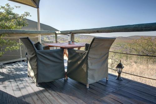 Μπαλκόνι ή βεράντα στο Eagle Tented Lodge & Spa
