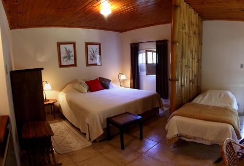 Postel nebo postele na pokoji v ubytování Hotel Fazenda São Francisco