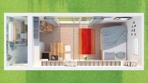 Floor plan ng Tiny House Steirermadl