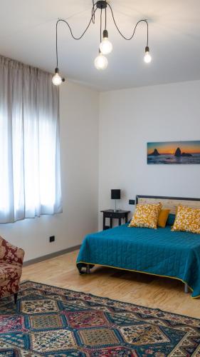 Χώρος καθιστικού στο B&B Mount Etna