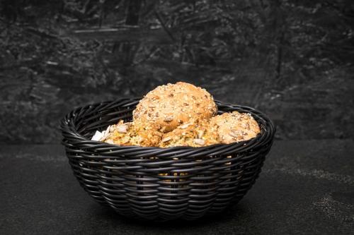 a basket filled with food sitting on a table at Best Western Royal Holstebro in Holstebro