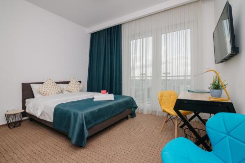 Posteľ alebo postele v izbe v ubytovaní Varsovia Comfort