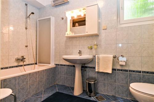 Koupelna v ubytování Apartment Lara