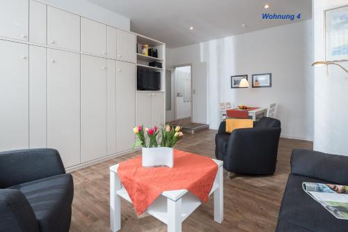 Μια τηλεόραση ή/και κέντρο ψυχαγωγίας στο Ferienhaus Bruns