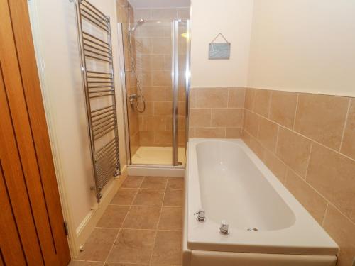 Kylpyhuone majoituspaikassa Tirionfa