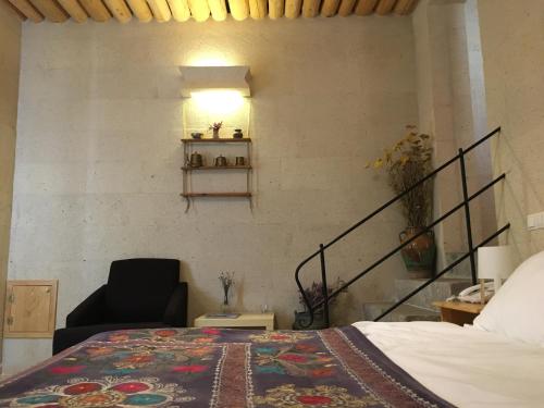 Maze Of Cappadocia Hotelにあるベッド