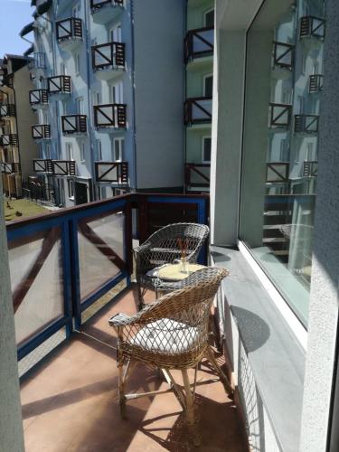 Balkoni atau teres di Šafran Apartment LUX