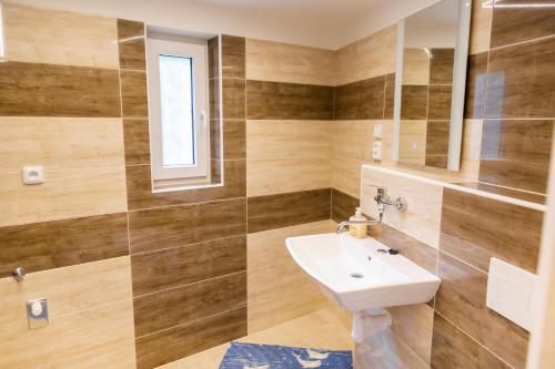 Koupelna v ubytování Apartmany De-Lu