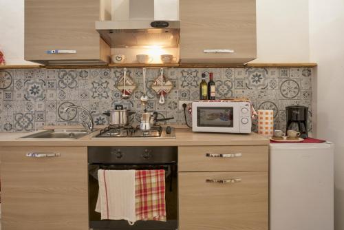 Køkken eller tekøkken på Donna Mariella