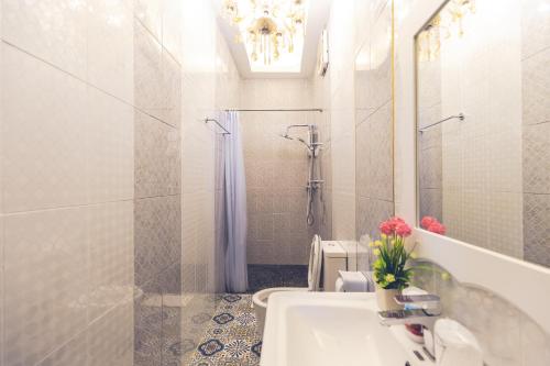 Ένα μπάνιο στο Amantra homestay & village