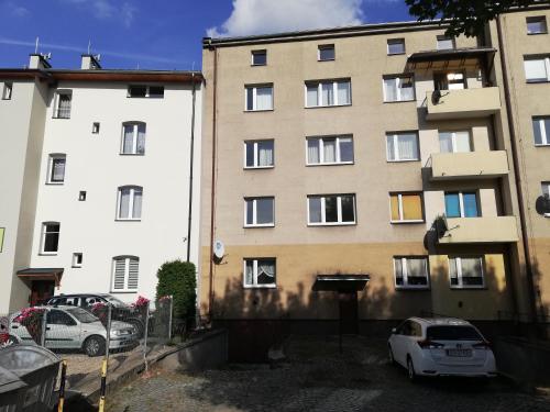 Das Gebäude in dem sich die Ferienwohnung befindet