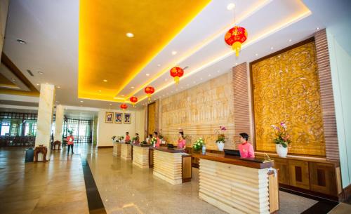 Ο χώρος του λόμπι ή της ρεσεψιόν στο Sokha Phnom Penh Hotel