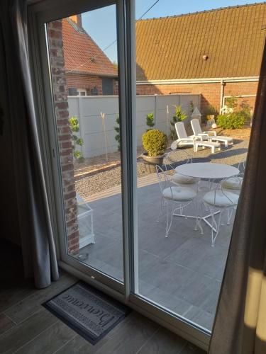 Un balcón o terraza de la grange