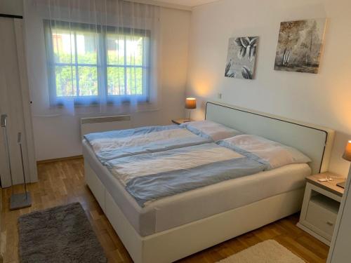 Posteľ alebo postele v izbe v ubytovaní Ferienhaus Wertner