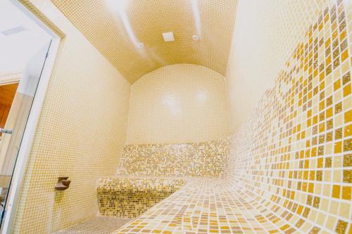 Koupelna v ubytování Hotel Ostrova