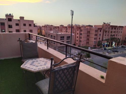 Balkoni atau teres di Appartement Marrakech