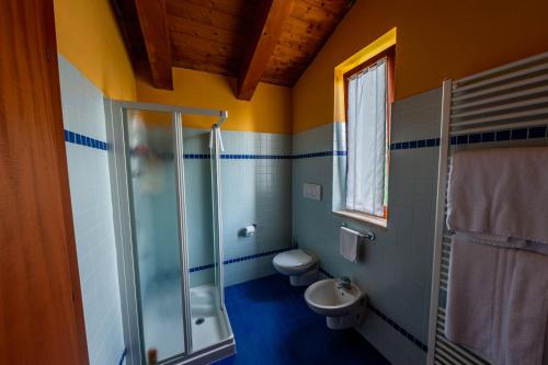 Phòng tắm tại Agriturismo Da Celestina