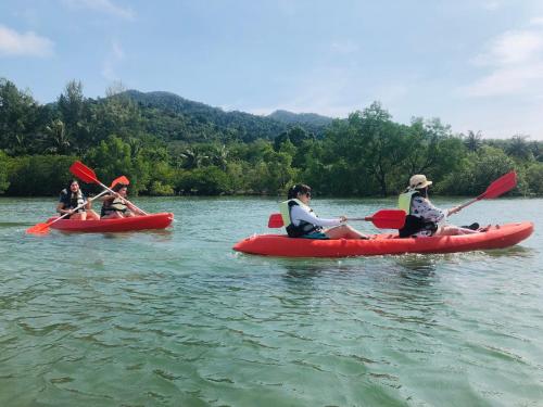Landskap semula jadi dekat dengan resort