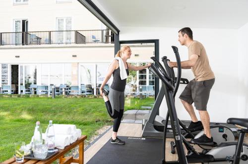 Posilňovňa alebo fitness centrum v ubytovaní Three Corners Lifestyle Hotel
