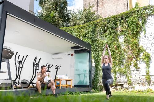 Zahrada ubytování Three Corners Lifestyle Hotel