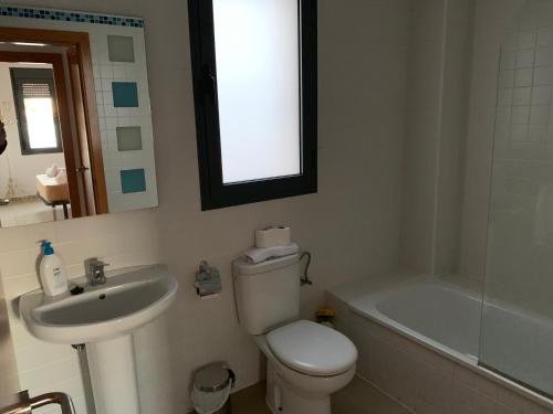 Koupelna v ubytování Apartamento Aqua Vitae