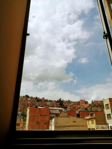 Nespecifikovaný výhled na destinaci La Paz nebo výhled na město při pohledu z apartmánu