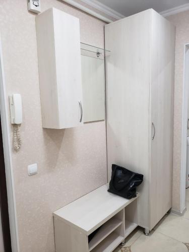 Телевизор и/или развлекательный центр в Apartament Chisinau str.Cuza Voda