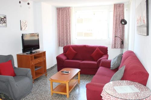 Zona de estar de Apartamento Plaza Reina